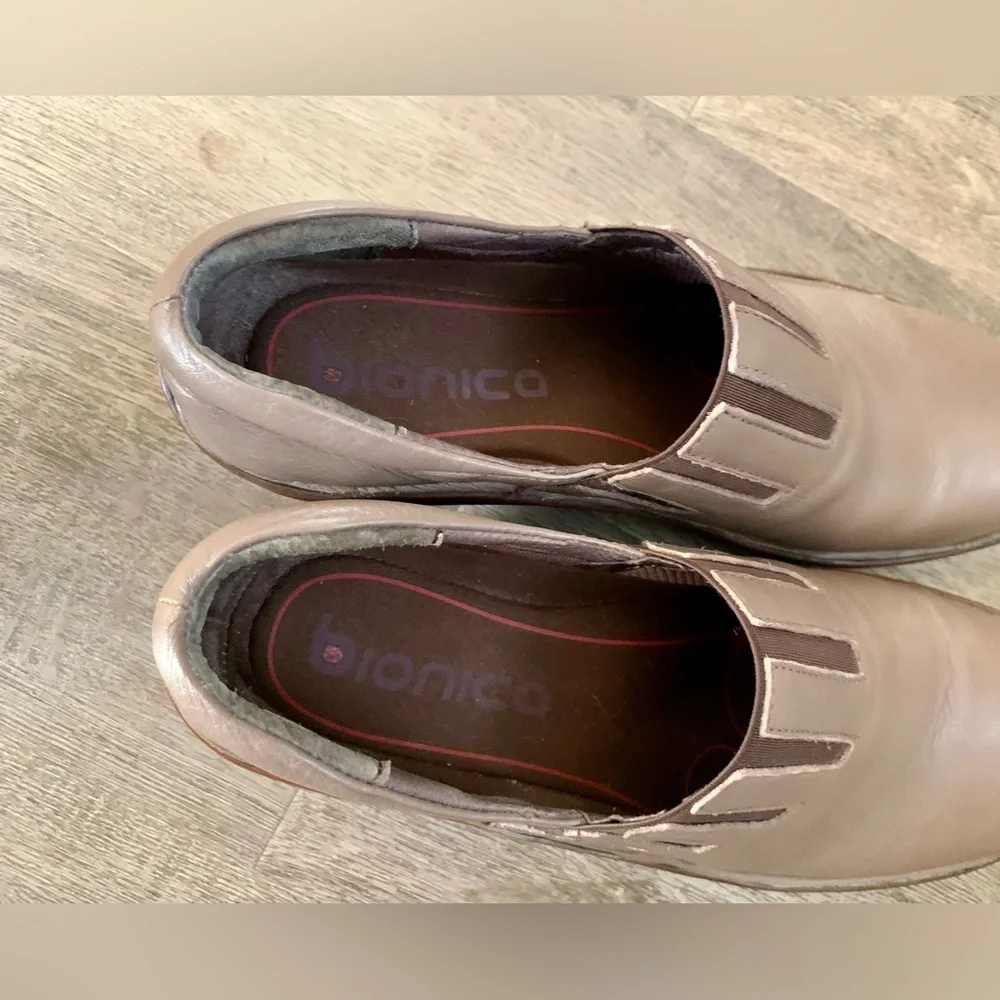 Bionica Coast Leather Women's Tan Wedge Shoes 9.5